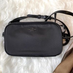 Coach Nylon Crossbody Black